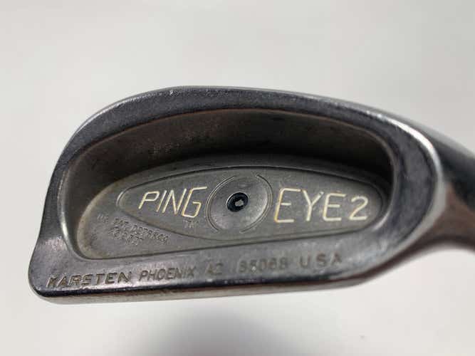 Ping Eye 2 Single 6 Iron Black Dot Karsten ZZ-Lite Regular Steel Mens RH