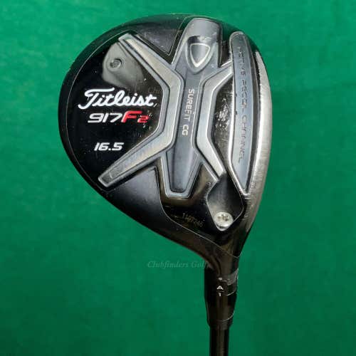 Titleist 917F2 16.5° Fairway Wood HZRDUS Smoke RDX Red 6.5 Graphite Extra Stiff