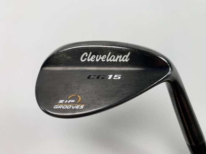 Cleveland CG15 Black Pearl Gap Wedge 52* 10 Traction Wedge Steel Mens RH