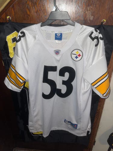 Reebok NFL Pittsburgh Steelers Maurkice Pouncey Football Jersey Mens Size 52 Used