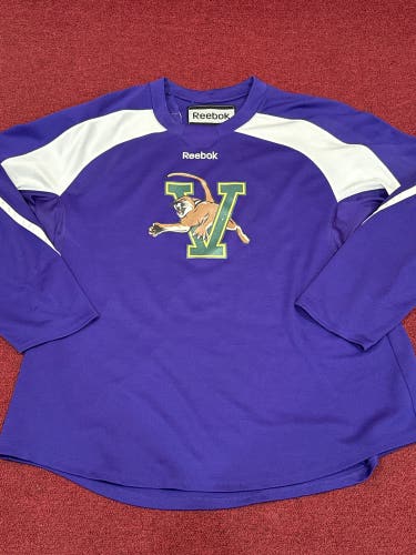 University Of Vermont Purple  XXL Reebok Jersey Item#VTPJ