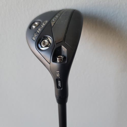 Used 2019 Men's Cobra King Tec Right Handed Hybrid Stiff Flex 3H