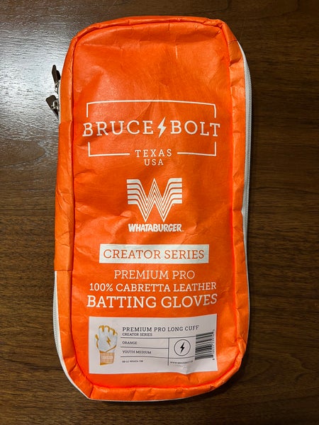 Bruce Bolt Batting Gloves Youth Medium
