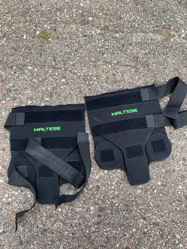 Used Maltese Goalie Knee Guards