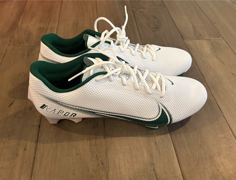 Size 12 Men’s Nike Vapor Edge 360 Speed Football Cleats White Green
