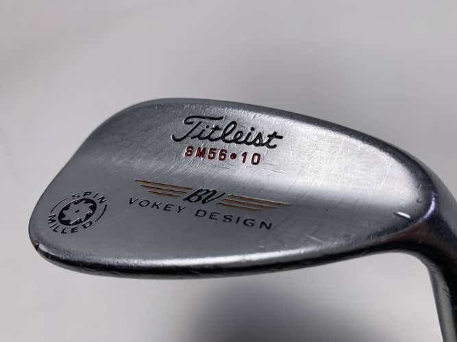 Titleist 2009 Vokey Spin Milled Chrome Sand Wedge 56* 10 Wedge Steel Mens RH