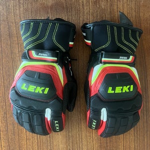 Leki World Cup Racing Ski Gloves / Mittens Size 8