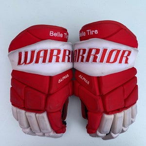 Red Used Junior Warrior Alpha Classic Pro Gloves 12"