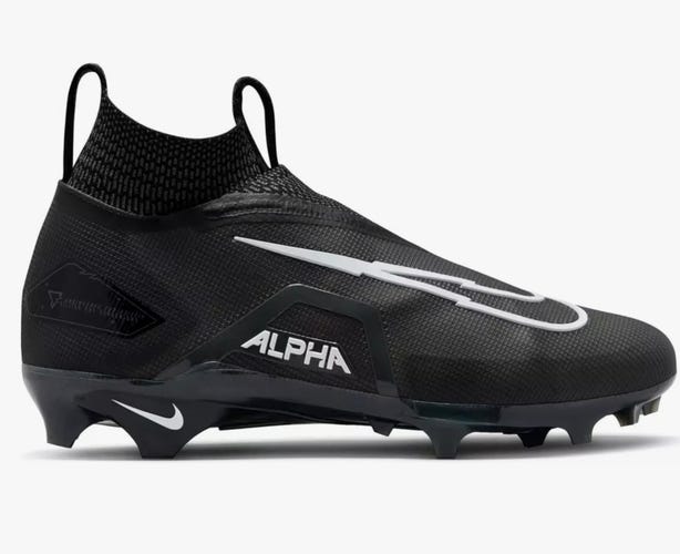 Nike Alpha Menace Elite 3 Black Football Cleats men’s Size 11 *BRAND NEW*