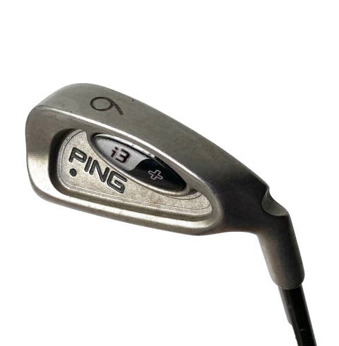 Ping i3+ Black Dot Right-Handed Golf S-Flex 6-iron Club 37.5"