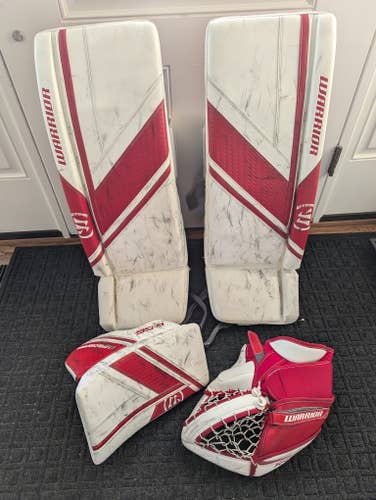 Used 32" +1" Warrior Ritual G6 E+ Regular Goalie Full Set