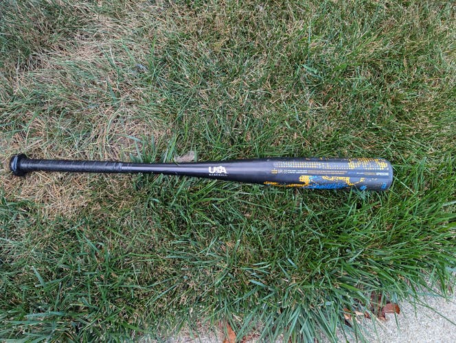 Used 2023 DeMarini Uprising USABat Certified Bat (-11) Alloy 18 oz 29"