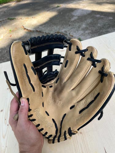 Brown Used Kid Pitch (9YO-13YO) Rawlings Gold Glove Elite Right Hand Throw Baseball Glove 11.75"