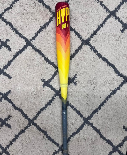 Used 2024 Easton Hype Fire USSSA Certified Bat (-5) Alloy 26 oz 31"