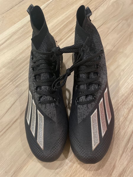 New Black Adizero Primeknit Cleats (Size 10.5 - EF8630)