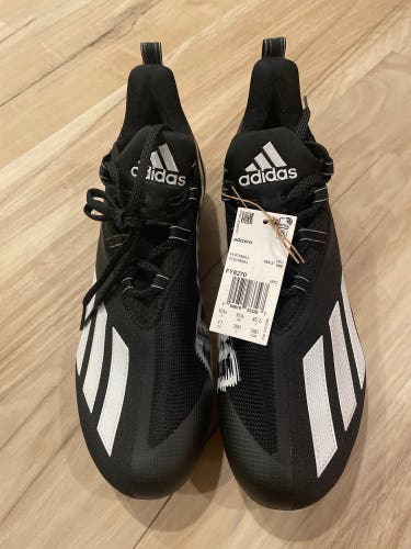 New Black Adizero 11.0 Cleats (Size 11 - FY8270)