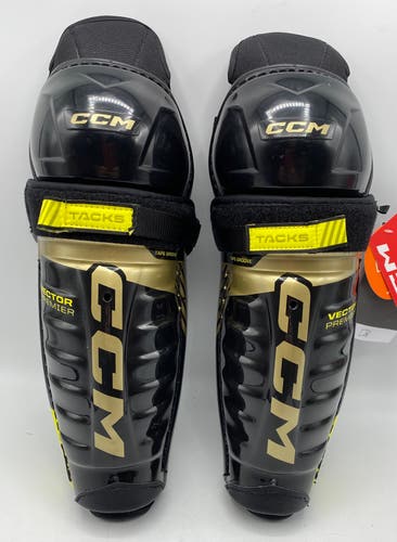 NEW CCM Tacks Vector Premier Shin Guards, 12”