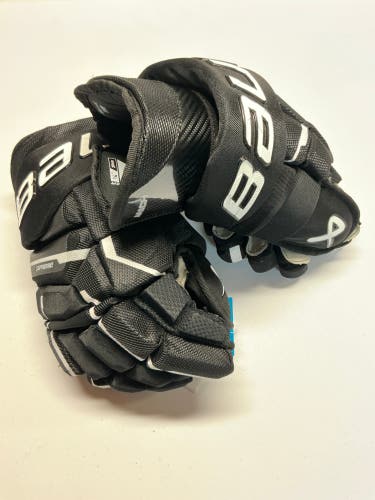 Bauer Supreme Mach Pro Team Gloves 14" Black and White