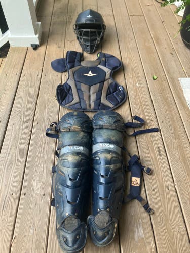 Used  All Star System 7 Axis Catcher's Set