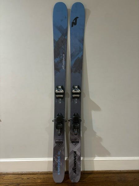 Used 2020 Men's Nordica 172 cm All Mountain Enforcer 104 Skis With Bindings Marker Griffon 13