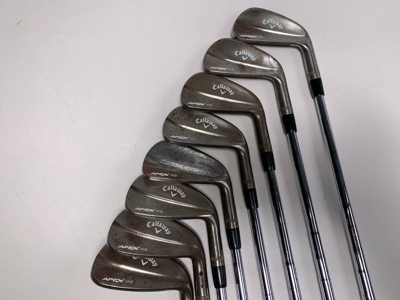 Callaway Apex MB Raw Iron Set 3-PW Nippon NS Pro Modus 3 Extra Stiff Steel RH