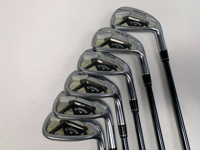 Callaway Apex 21 Iron Set 6-PW+AW UST Mamiya Recoil Dart F2 75g Senior RH