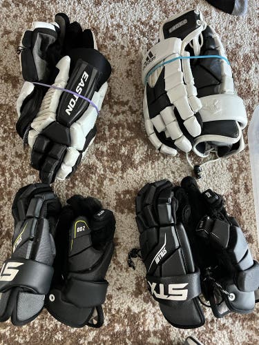 Lacrosse gloves size 12