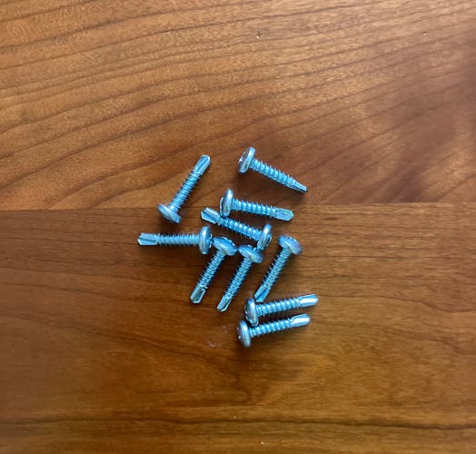 10 New Self-tapping Screws For Lacrosse Heads And Shafts