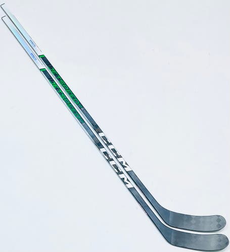 New 2 Pack Custom Green CCM Jetspeed FT6 Pro Hockey stick-LH-85 Flex-P28M-Grip W/ Bubble Texture