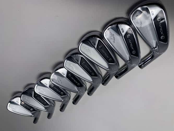 Callaway Apex CB 24 Iron Set 4-PW+GW HEADS ONLY Mens RH - NEW