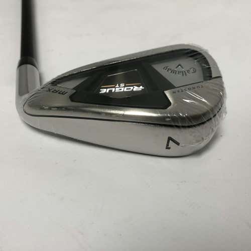 Like-new Callaway Rogue St Max Os *demo Grip* 7 Iron Regular Flex Graphite Shaft Individual Irons