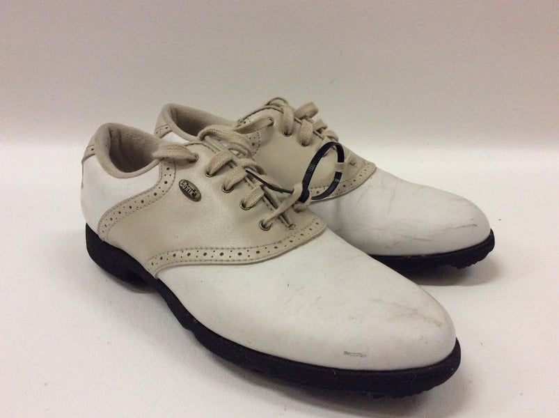 Used Etonic Jr Golf Shoes White Youth 07.5 11725-S000378017
