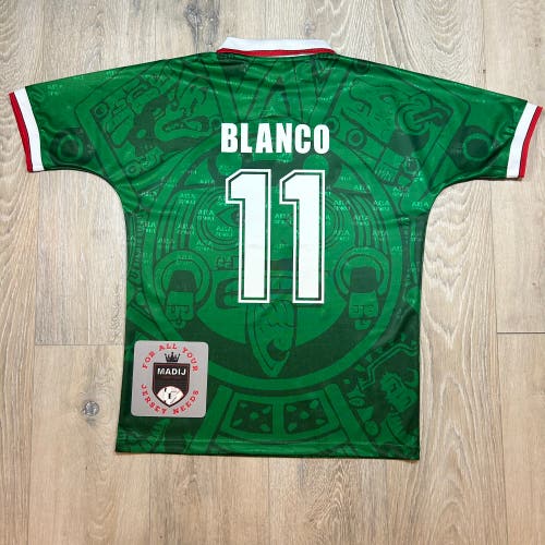 Mexico Home Retro Jersey 1998 Blanco