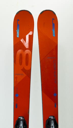 Used 2017 Elan Amphibio Mono Ti Skis With Bindings, Size: 164 (241041)