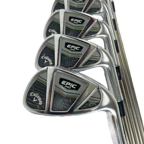 Used Callaway EPIC PRO CF17 Men's Right Iron Set 5I-PW Stiff Flex Graphite Shaft 11506-S000238544