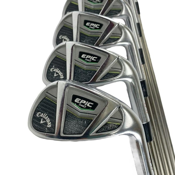 Used Callaway EPIC PRO CF17 Men's Right Iron Set 5I-PW Stiff Flex Graphite Shaft 11506-S000238544