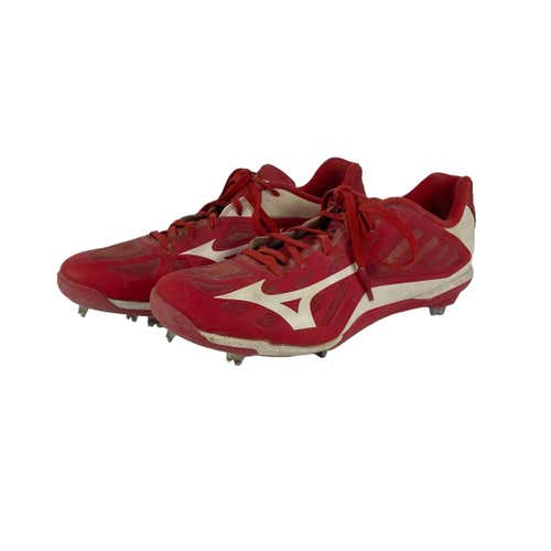 Used Mizuno Metal Baseball And Softball Cleats Men's 9.5