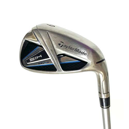 Used Taylormade Sim Max Men's Right 9 Iron Stiff Flex Graphite Shaft