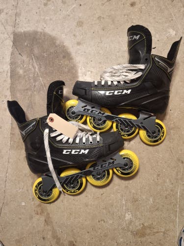 Used Senior CCM Super Tacks 9350 Inline Skates Regular Width Size 8