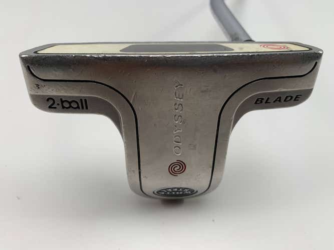 Odyssey White Steel 2-Ball Blade Putter 35" Mens RH