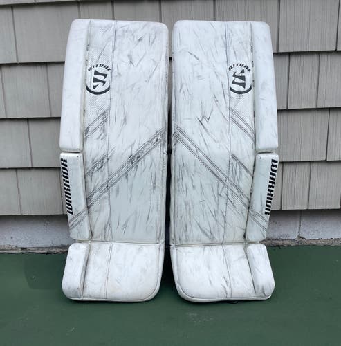 Used  Warrior Ritual G5 Goalie Leg Pads