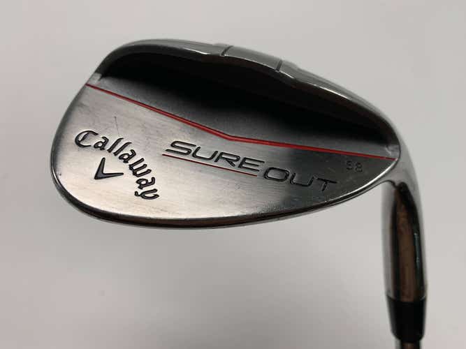 Callaway Sure Out Wedge 58* KBS Wedge Steel Mens RH