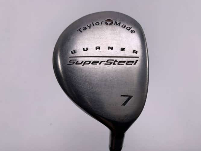 Taylormade Burner Supersteel 7 Fairway Wood 21* 90g Stiff Graphite Mens RH