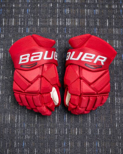 2017 NHL Centennial Classic Detroit Red Wings Pro Stock Bauer Vapor 1X Pro 14” Hockey Gloves