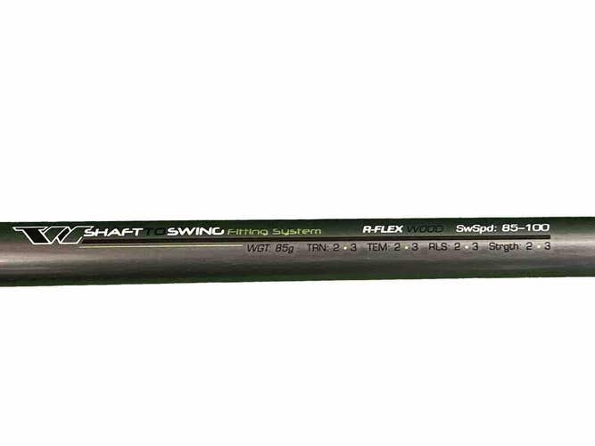 Wishon Golf S2S Black 85 Regular 46" Graphite Driver Shaft 85-100 MPH Uncut .335