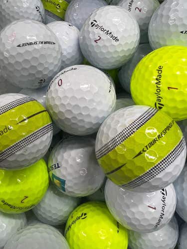 TaylorMade Tour Response ..15 Premium AAA Golf Balls, striped balls included