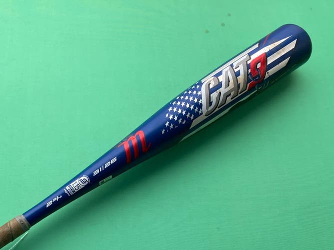 2021 Pastime Marucci CAT 9 USSSA Alloy Bat -5 26OZ 31"