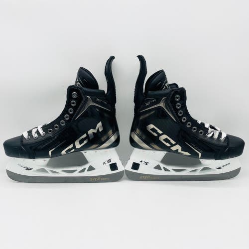 New CCM Supertacks XF Pro Hockey Skates-7.5 Wide Fit-263-Step Blacksteel