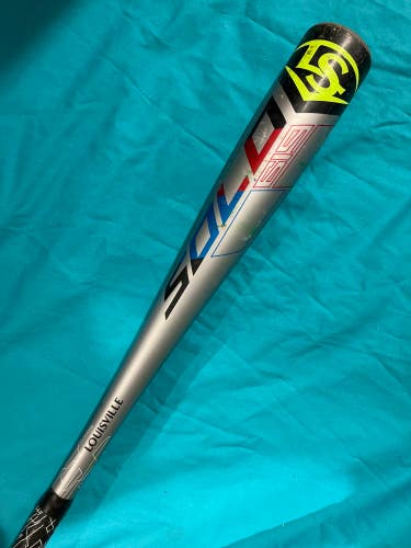 Used Kid Pitch (9YO-13YO) Louisville Slugger Solo 619 Bat USABat Certified (-11) Alloy 17 oz 28"