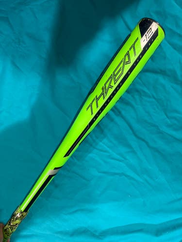 Used Kid Pitch (9YO-13YO) Rawlings Threat Bat USABat Certified (-12) Composite 17 oz 29"